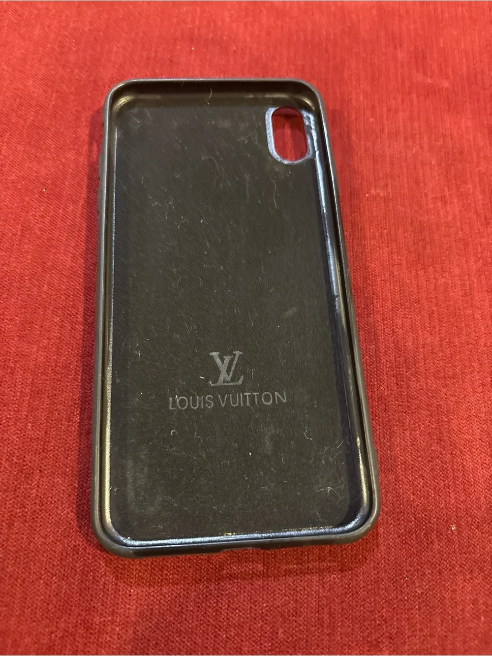 Never Use Louis Vuitton LV Monogram Leather Case for iPhone X w/ Card Pocket